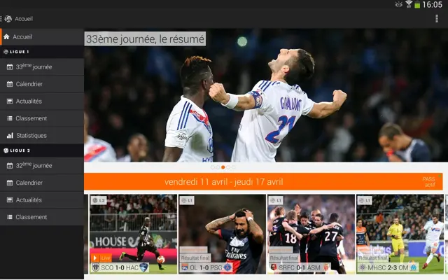 Ligue 1 android App screenshot 11