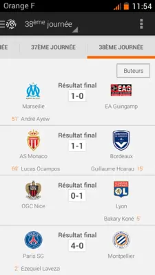 Ligue 1 android App screenshot 3